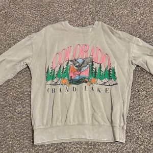 Gray Colorado Graphic Sweatshirt